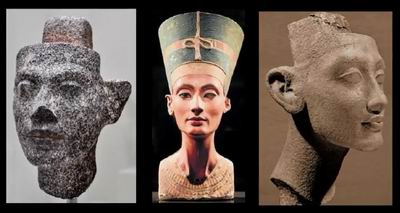 В Берлинском музее хранятся три головы Нефертити