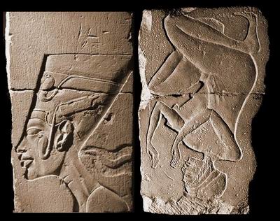 Двухсторонний рельеф: Нефертити