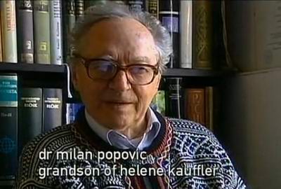 Milan Popovic grandson of Helene Kauffler