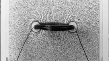 магнитные силовые линии от катушки с током