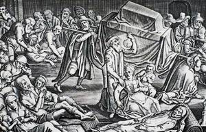 В 1665/6 гг. в Лондоне разразилась эпидемия чумы