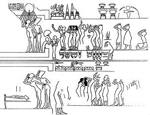 Рельеф 1 из гробницы Эхнатона