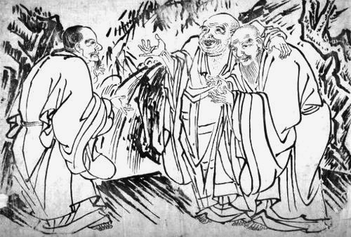 Лао-цзы, Конфуций и Будда