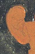 ухо Нахта, прорисованное простым карандошем