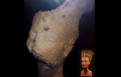 Известняковая голова Нефертити