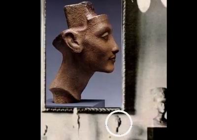 Голова молодой Нефертити без короны