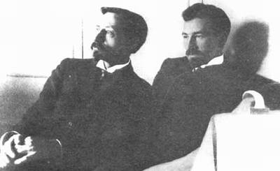 И.А. Бунин, Н.А. Пушешников. 1906 год.