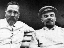 Л.Б. Каменев и В.И. Ленин, сентябрь 1922 г.