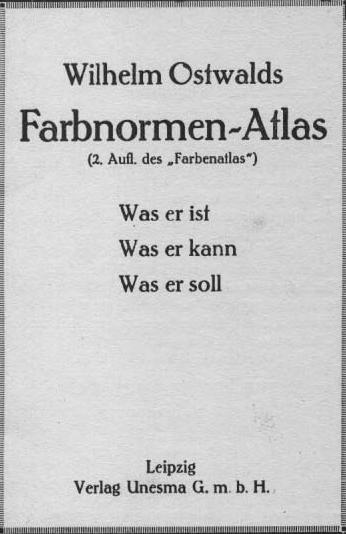 Farbnormen-Atlas, 1918