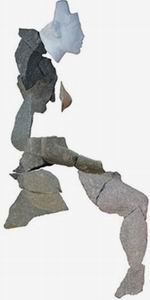Скульптуры Нефертити и Эхнатона (вид сбоку)