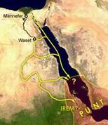3) страна Пунт и пути следования египетских кораблей