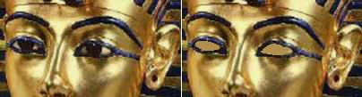 Зрячая и слепая маска Тутанхамона