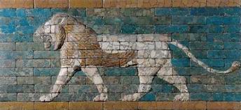Lion Relief from the Processional Way in Babylon